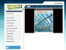 Tablet Screenshot of aiaindustries.com
